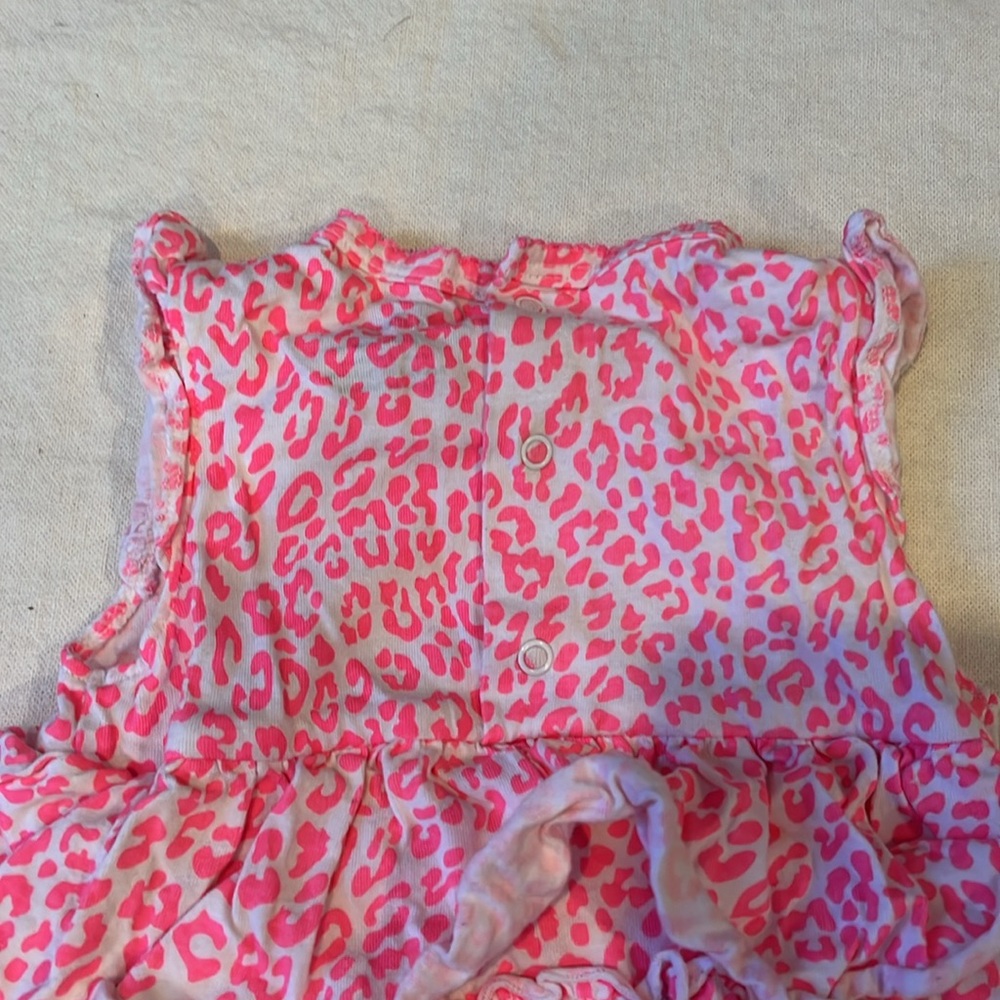 Carter's Pink Leopard Ruffle Dress - Picture 7 of 9